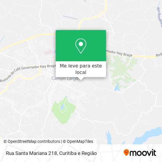 Rua Santa Mariana 218 mapa