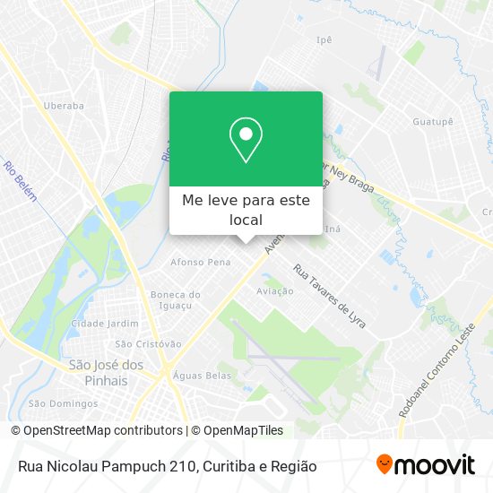 Rua Nicolau Pampuch 210 mapa