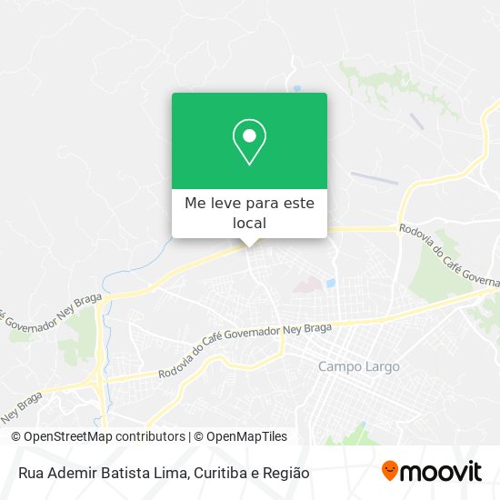 Rua Ademir Batista Lima mapa