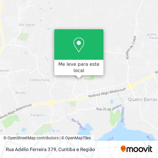 Rua Adélio Ferreira 379 mapa