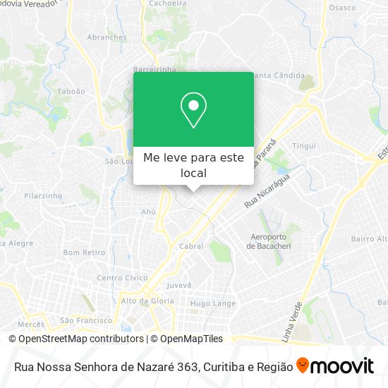 Rua Nossa Senhora de Nazaré 363 mapa
