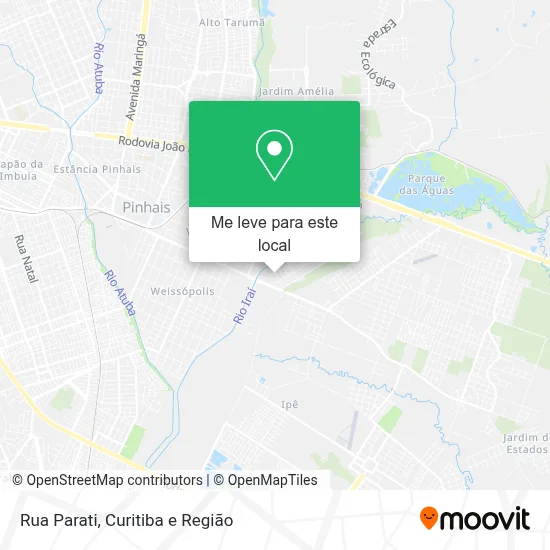 Rua Parati mapa