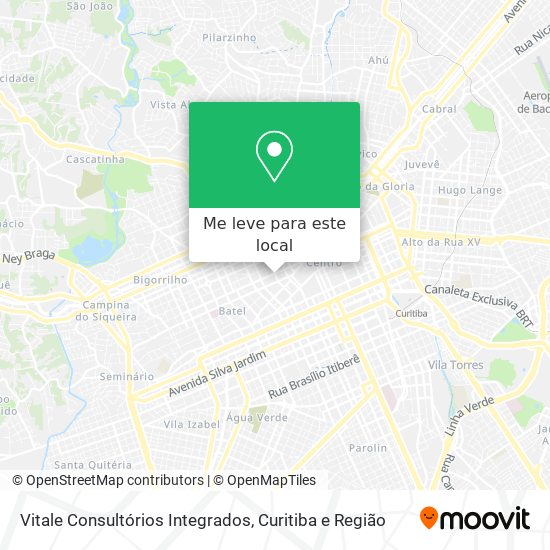 Vitale Consultórios Integrados mapa