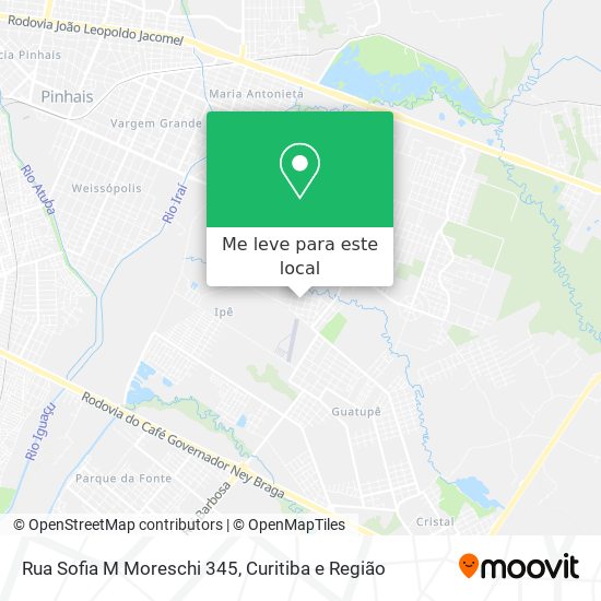 Rua Sofia M Moreschi 345 mapa