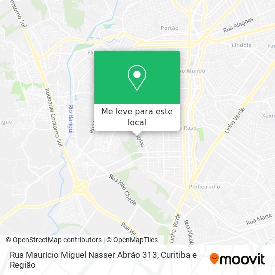 Rua Maurício Miguel Nasser Abrão 313 mapa