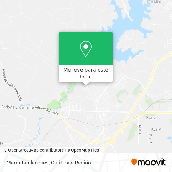 Marmitao lanches mapa