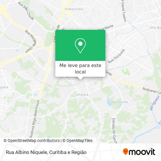 Rua Albino Niquele mapa