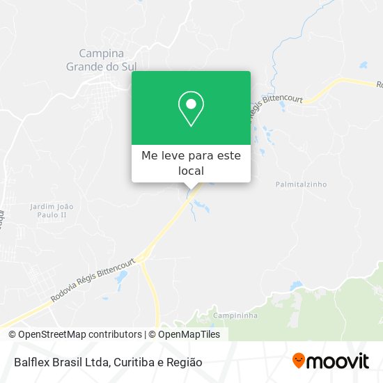 Balflex Brasil Ltda mapa