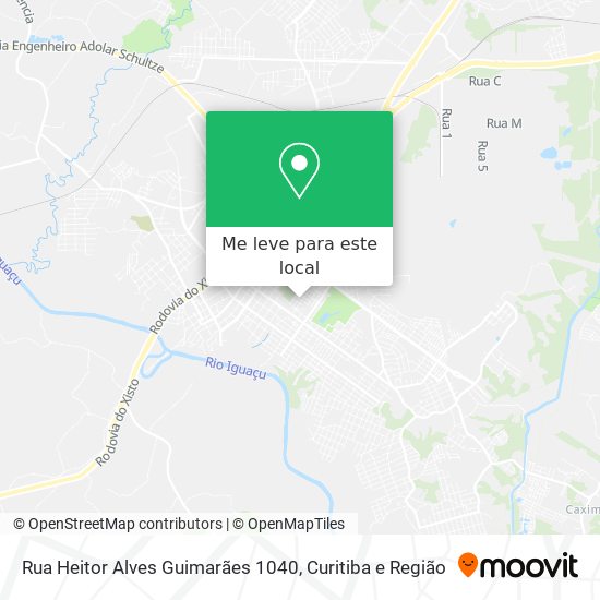 Rua Heitor Alves Guimarães 1040 mapa