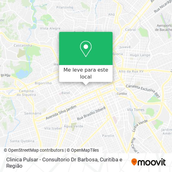 Clinica Pulsar - Consultorio Dr Barbosa mapa