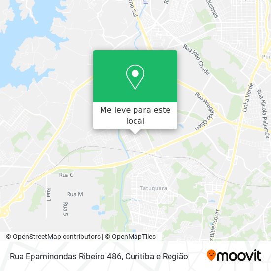 Rua Epaminondas Ribeiro 486 mapa