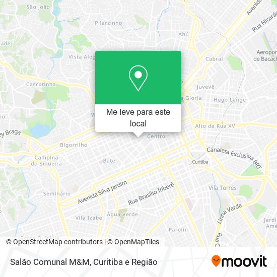 Salão Comunal M&M mapa