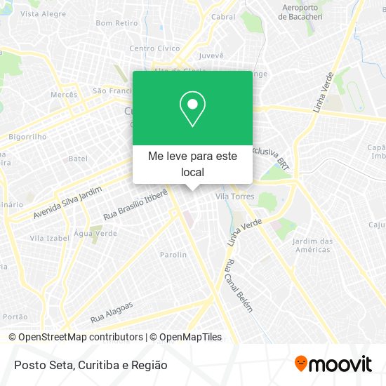 Posto Seta mapa