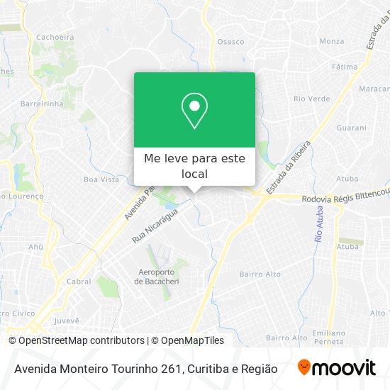 Avenida Monteiro Tourinho 261 mapa