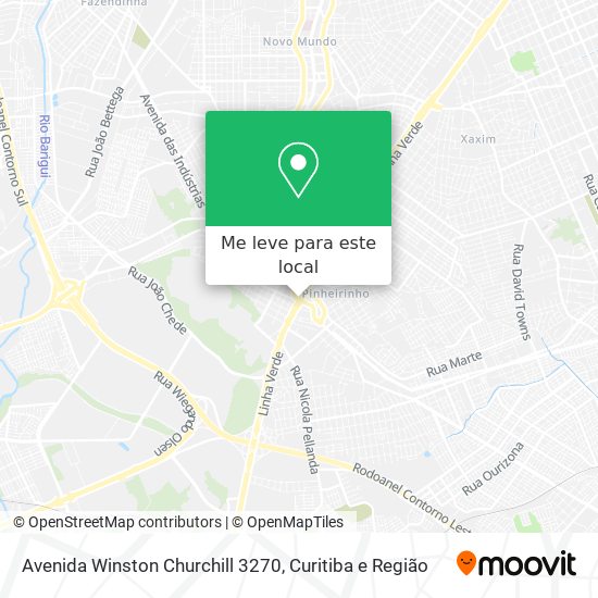 Avenida Winston Churchill 3270 mapa