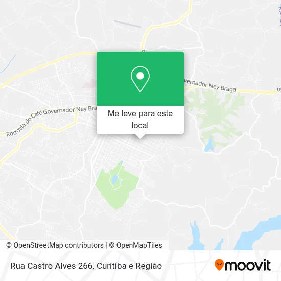 Rua Castro Alves 266 mapa