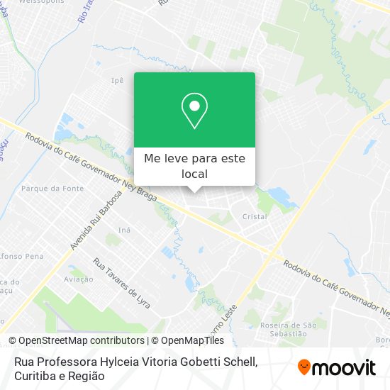 Rua Professora Hylceia Vitoria Gobetti Schell mapa