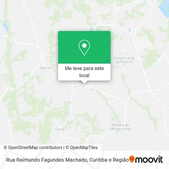 Rua Raimundo Fagundes Machado mapa