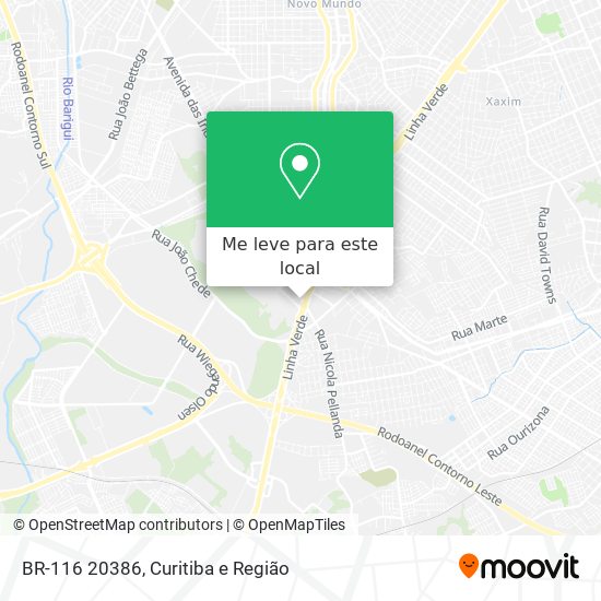 BR-116 20386 mapa