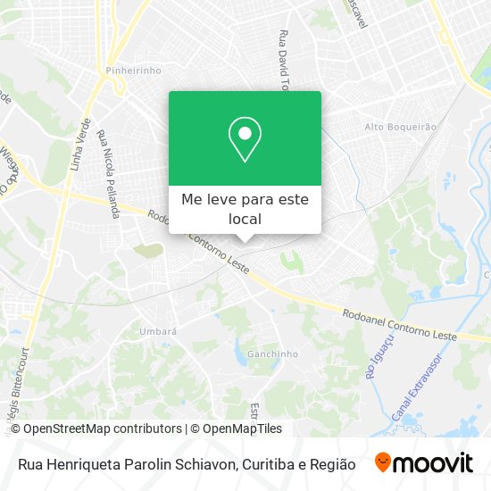 Rua Henriqueta Parolin Schiavon mapa