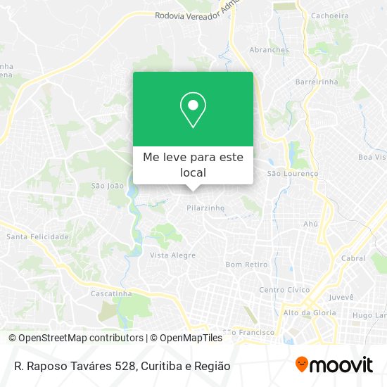 R. Raposo Taváres 528 mapa