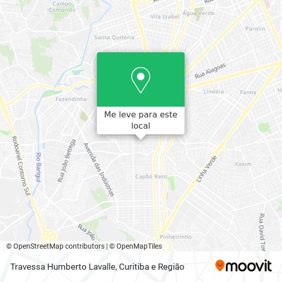 Travessa Humberto Lavalle mapa