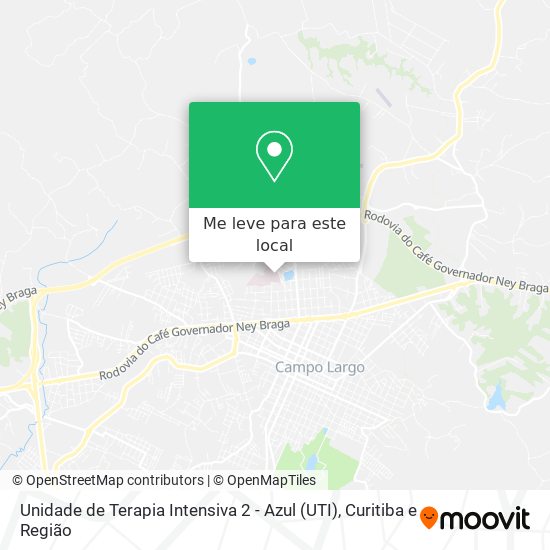 Unidade de Terapia Intensiva 2 - Azul (UTI) mapa