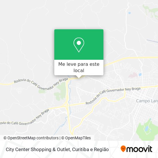 City Center Shopping & Outlet mapa