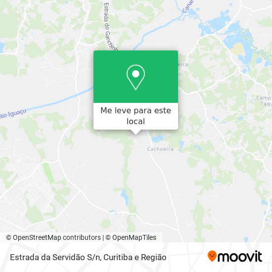 Estrada da Servidão S/n mapa