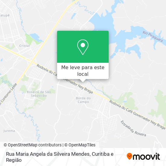 Rua Maria Angela da Silveira Mendes mapa