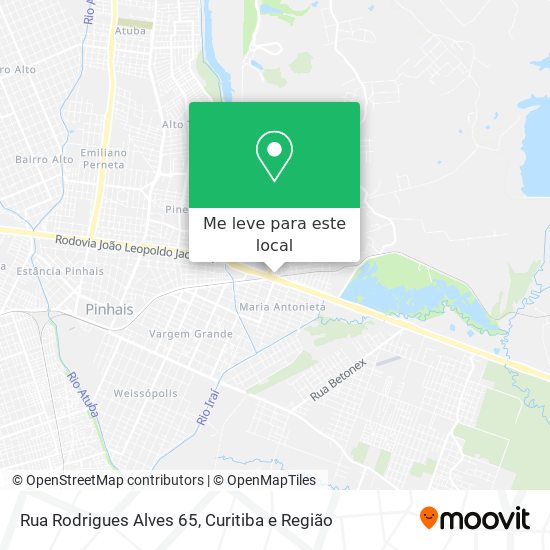 Rua Rodrigues Alves 65 mapa