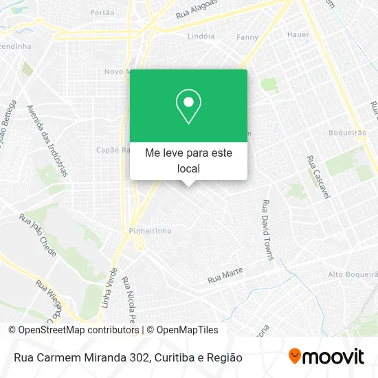 Rua Carmem Miranda 302 mapa