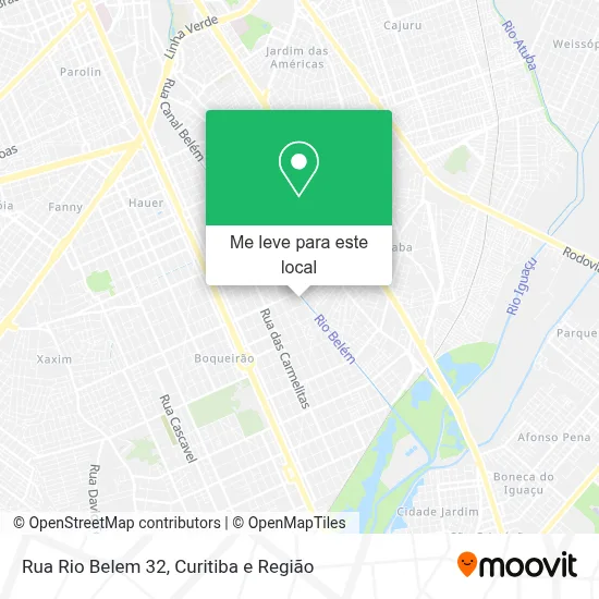 Rua Rio Belem 32 mapa