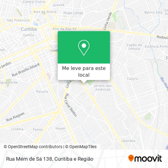 Rua Mém de Sá 138 mapa