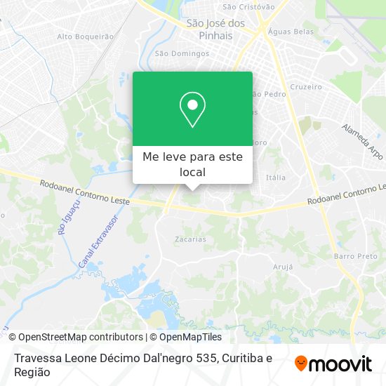 Travessa Leone Décimo Dal'negro 535 mapa