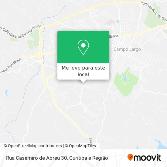 Rua Casemiro de Abreu 30 mapa