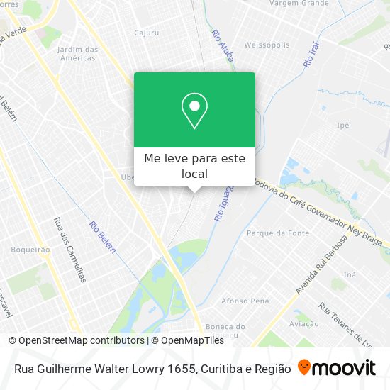 Rua Guilherme Walter Lowry 1655 mapa