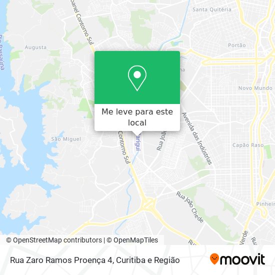 Rua Zaro Ramos Proença 4 mapa