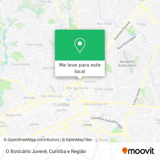 O Boticário Juvevê mapa