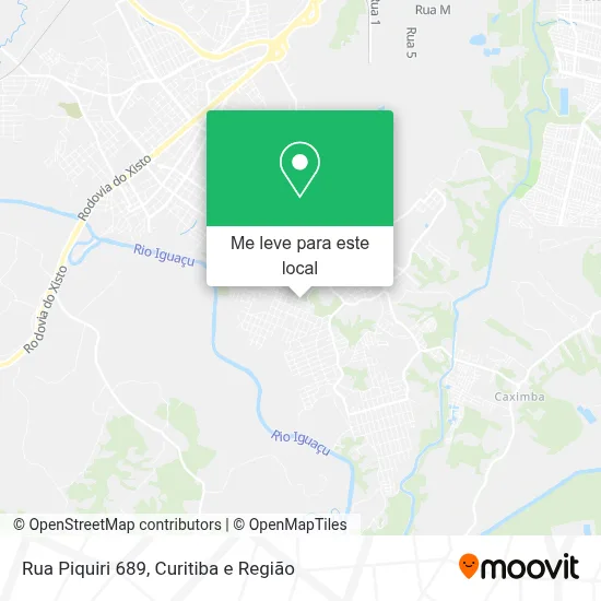 Rua Piquiri 689 mapa