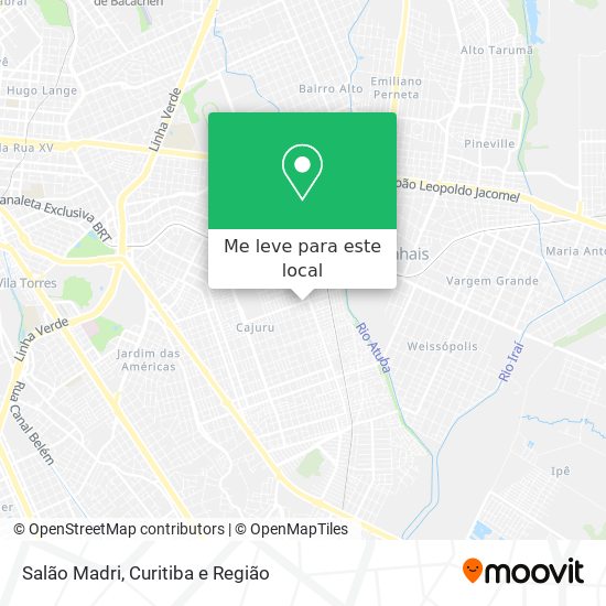 Salão Madri mapa