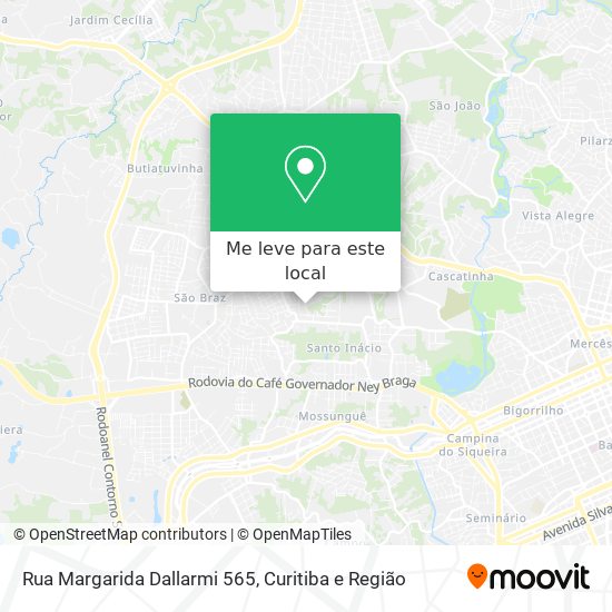 Rua Margarida Dallarmi 565 mapa