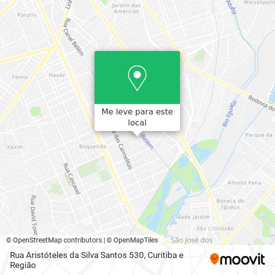Rua Aristóteles da Silva Santos 530 mapa