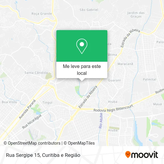 Rua Sergipe 15 mapa