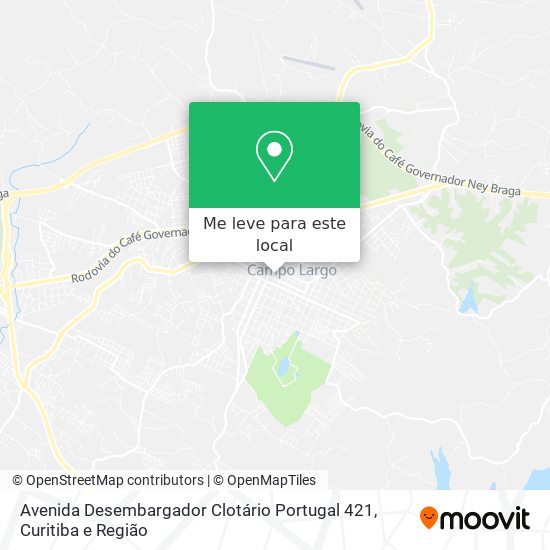 Avenida Desembargador Clotário Portugal 421 mapa