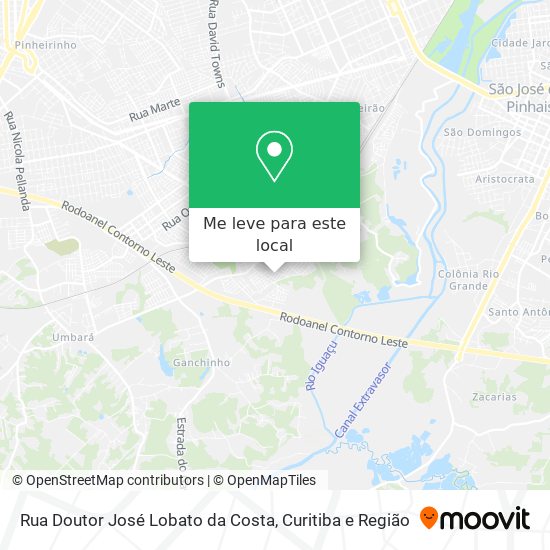 Rua Doutor José Lobato da Costa mapa