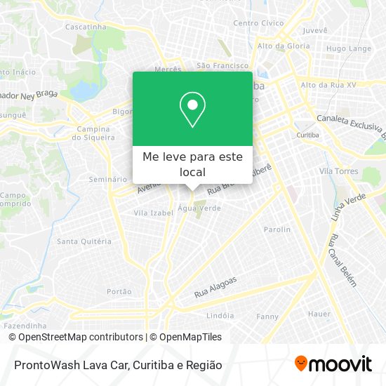 ProntoWash Lava Car mapa