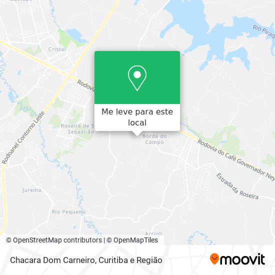 Chacara Dom Carneiro mapa
