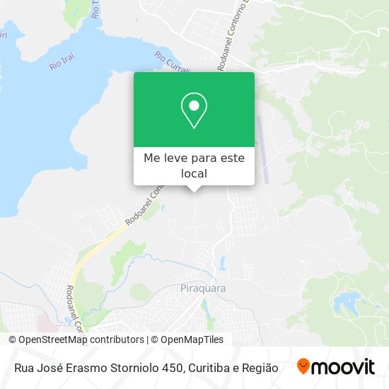Rua José Erasmo Storniolo 450 mapa