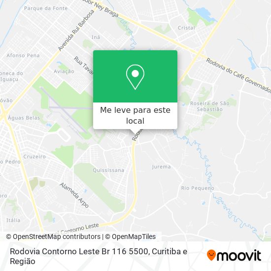 Rodovia Contorno Leste Br 116 5500 mapa